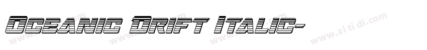 Oceanic Drift Italic字体转换